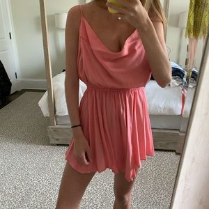 Indah Tahini Cowl Neck Dress